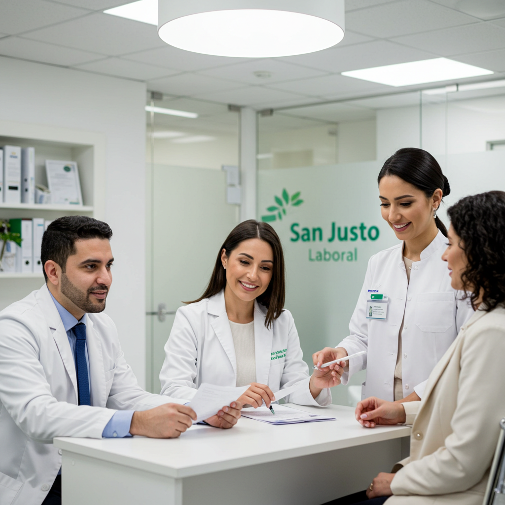 Equipo profesional de médicos laborales de San Justo Laboral en La Matanza